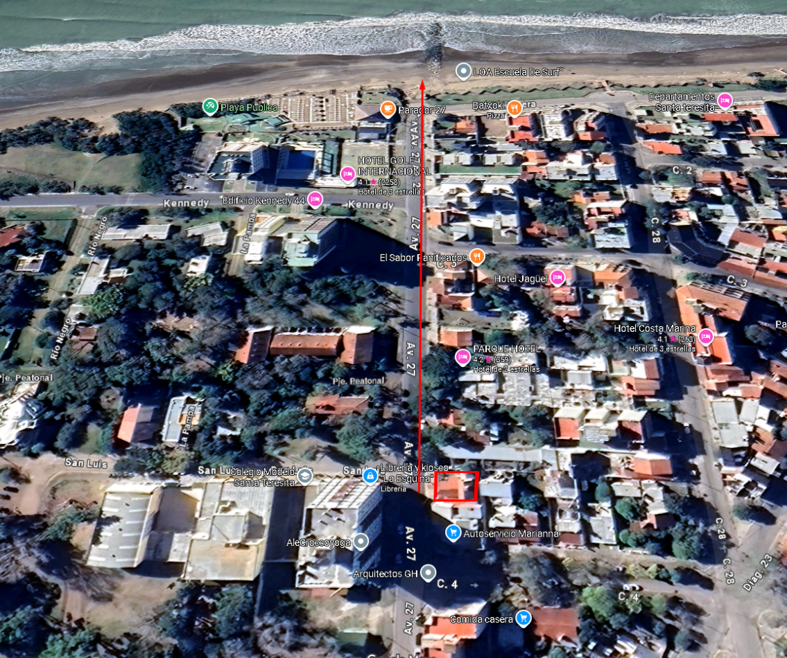 VENDO CASA EN SANTA TERESITA A METROS DEL MAR, 200M2 + SUBSUELO, OPORTUNIDAD!