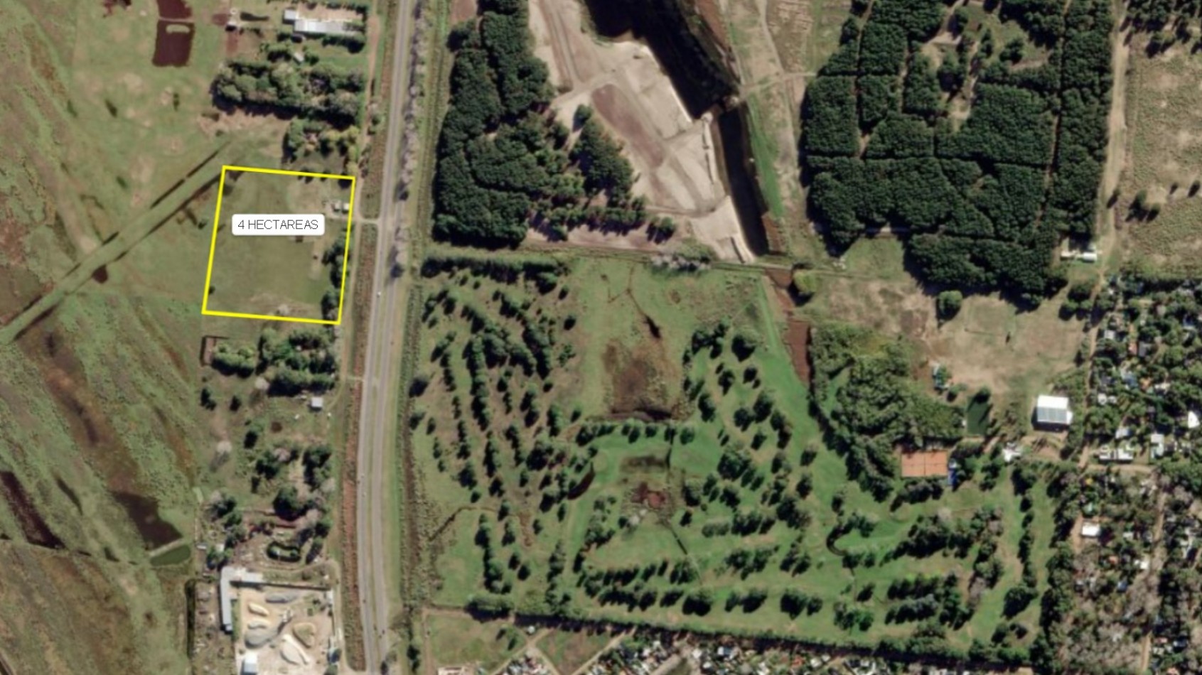 EXCELENTE FRACCION 4has. C/ 200M FRENTE A RUTA 11