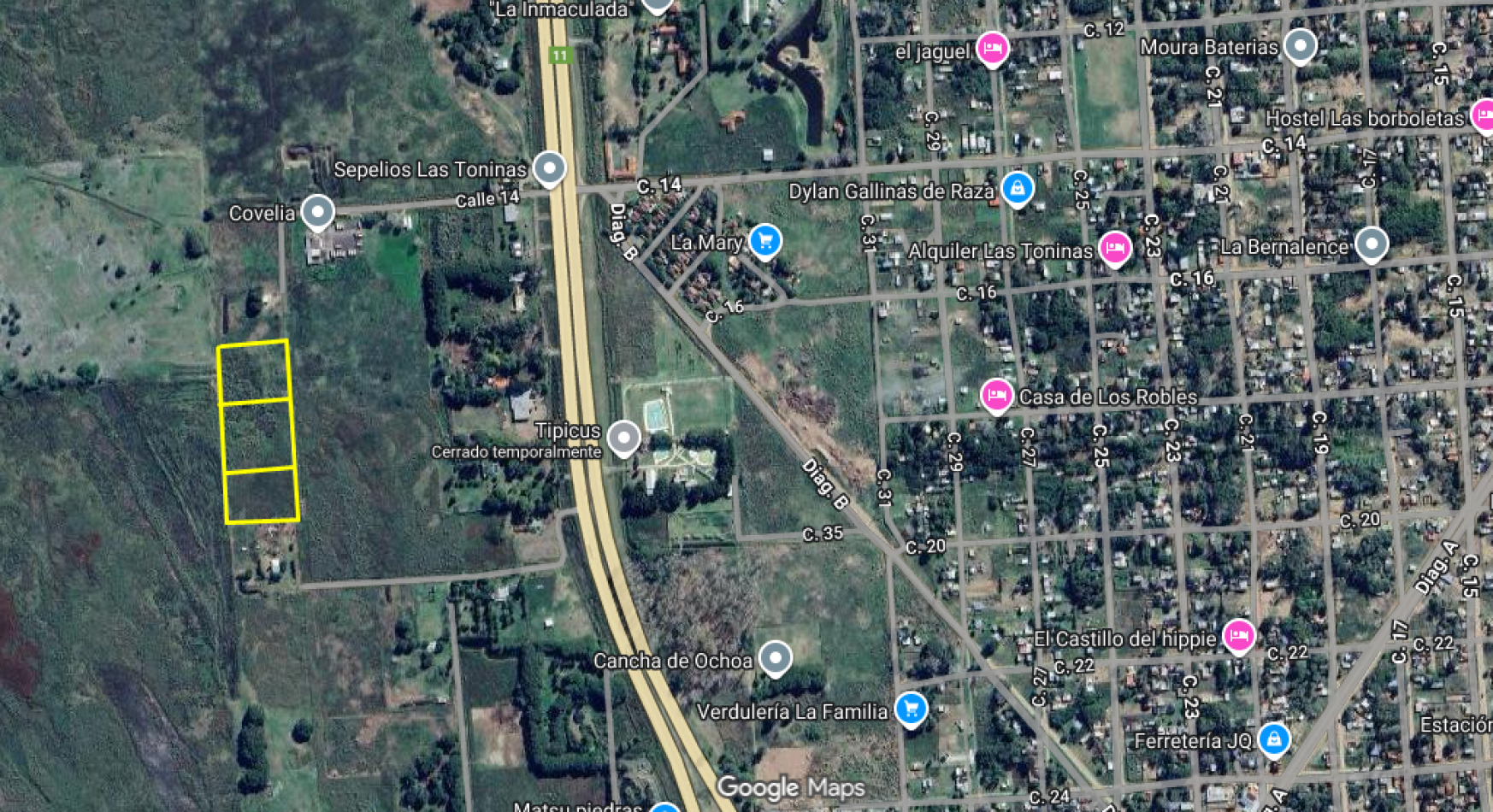 3 QUINTAS EN BLOCK, ALTURA LAS TONINAS