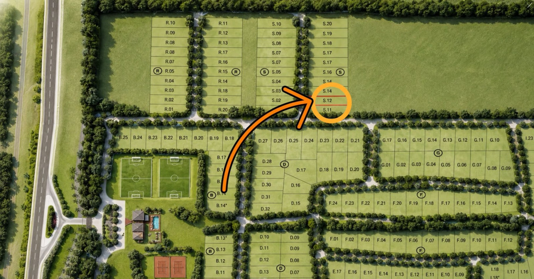 LOTE EN VENTA EN BARRIO KM.314 CONSOLIDADO CON IMPORTANTES AMENITIES